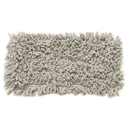 Suncast Commercial 12 Inch Microfiber Dust Mop Pad, Gray